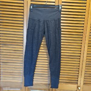 Kirklands Charcoal High-Waist Leggings